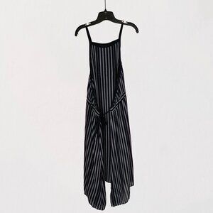 Rag & Bone Navy Stripe Midi Dress